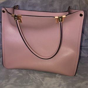 Pink hand bag
